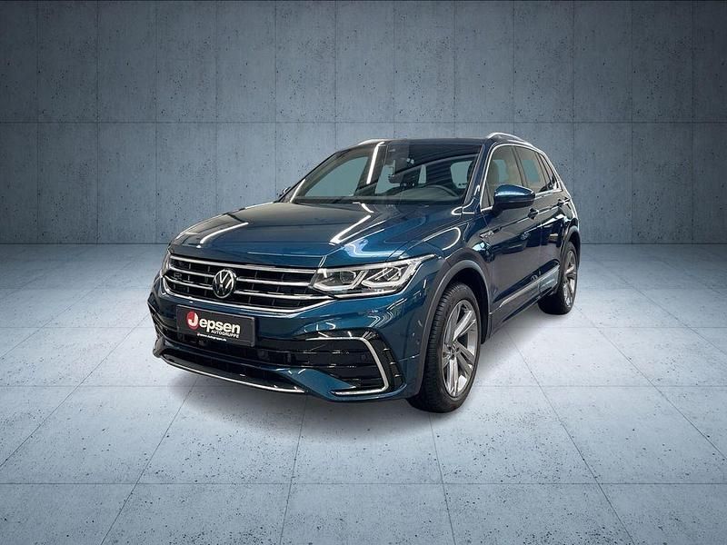Nightshade blue metallic Gebraucht 2022 VW Tiguan R-line SUV | 36.270 € (Fairer Preis) - Bild 1/4