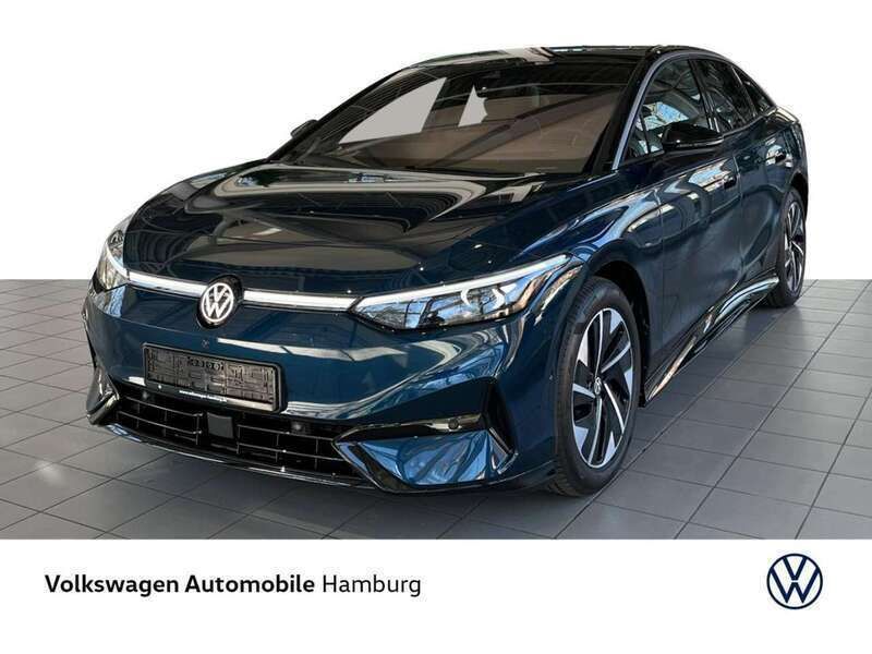 Blau (aquamarinblau metallic/schwarz) Neu 2025 VW ID.7 Pro Limousine | 66.411 € (Teuer) - Bild 1/4
