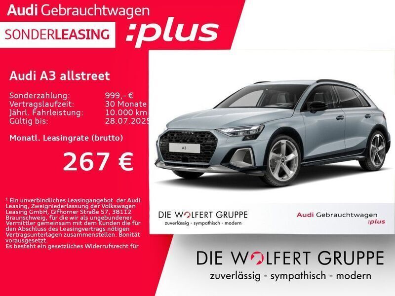 Grau Gebraucht 2024 Audi A3 Sport Limousine | 40.280 € - Bild 1/4