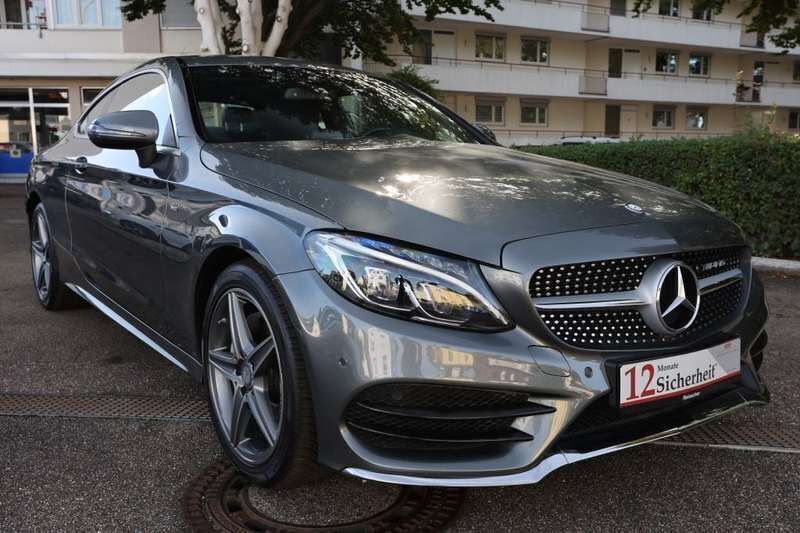 Selenitgrau metalliclack Gebraucht 2016 Mercedes C180 AMG Coupé | 25.980 € (Fairer Preis) - Bild 1/4
