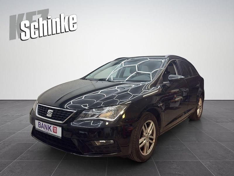 Usado Seat Leon ST Reference 110 HP (80 kW) 2018 Preto Carrinha
