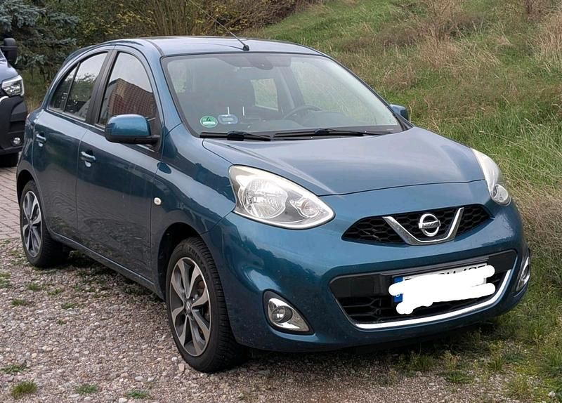 Blau Gebraucht 2015 Nissan Micra Kleinwagen | 4.600 € (Fairer Preis) - Bild 1/4