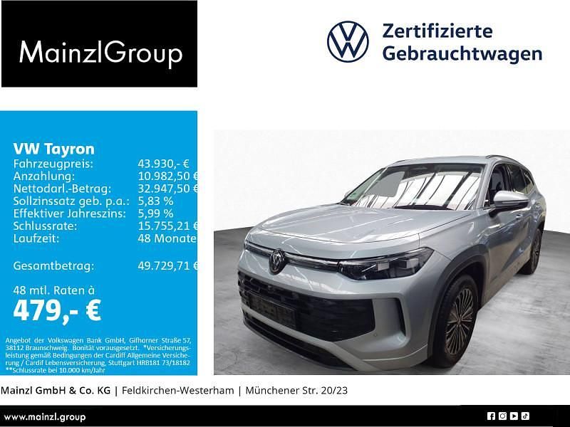 Silber Gebraucht 2025 VW Tayron S SUV | 43.930 € (Superpreis) - Bild 1/3
