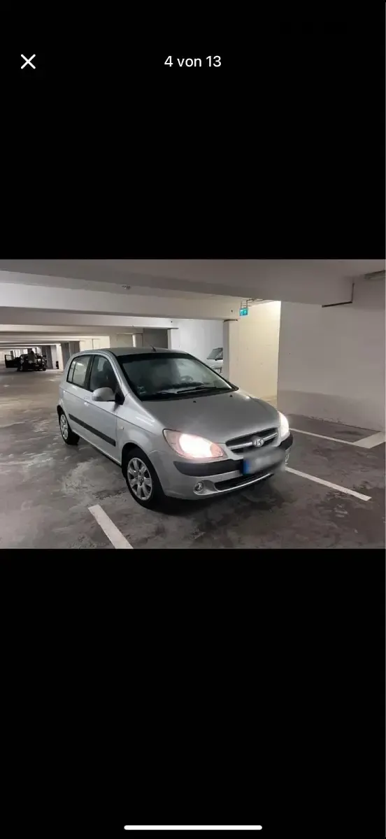 Gebraucht Hyundai Getz 64 PS (47 kW) 2006 Silber Kleinwagen