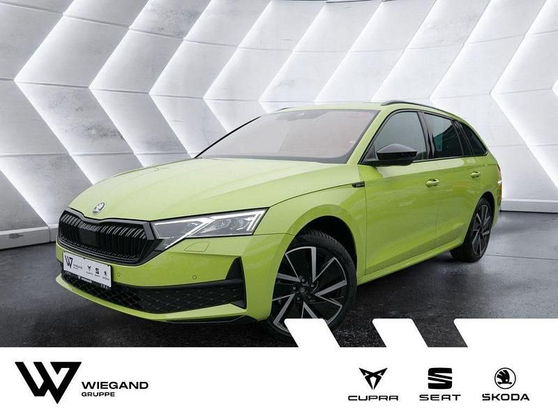 Grün Neu 2025 Skoda Octavia SportLine Kombi | 37.590 € (Teuer) - Bild 1/4