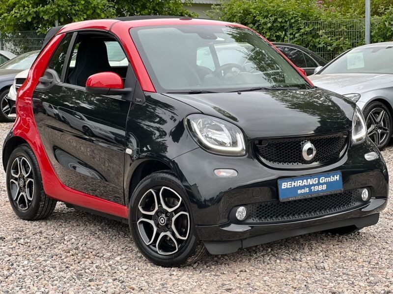 Schwarz Gebraucht 2017 Smart ForTwo Cabrio Prime Cabrio | 14.490 € (Guter Preis) - Bild 1/4