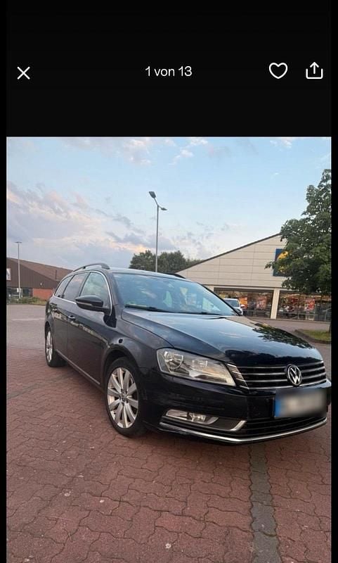 Schwarz Gebraucht 2014 VW Passat Kombi | 5.200 € (Superpreis) - Bild 1/4
