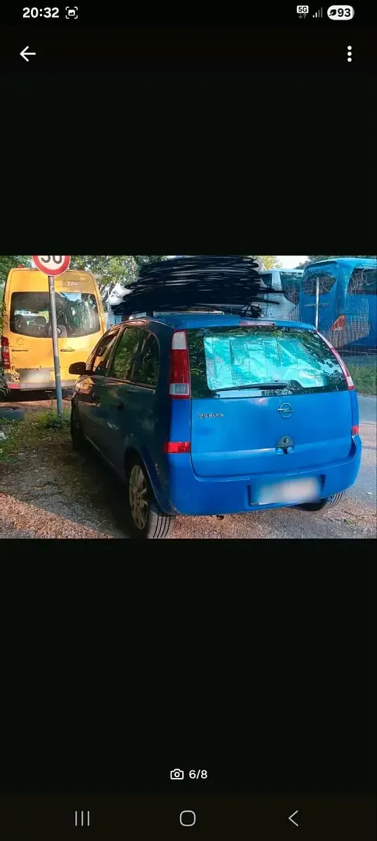Gebraucht Opel Meriva 2004 Blau Van / Kleinbus