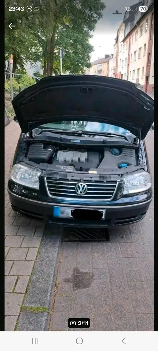 Gebraucht VW Sharan United 140 PS (102 kW) 2009 Schwarz Van / Kleinbus