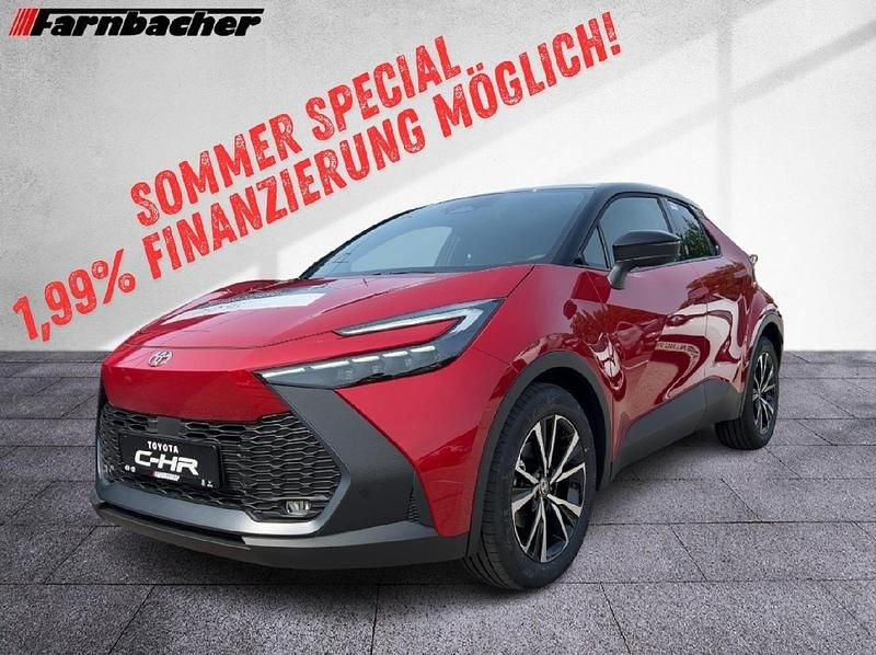 Emotional red 2 (3u5)/ black (20 Gebraucht 2023 Toyota C-HR SUV | 37.690 € (Fairer Preis) - Bild 1/4