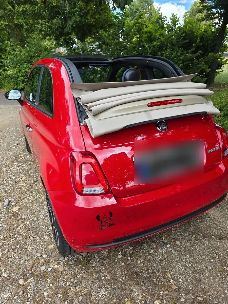 Gebraucht Fiat 500C 71 PS (52 kW) 2023 Rot Cabrio