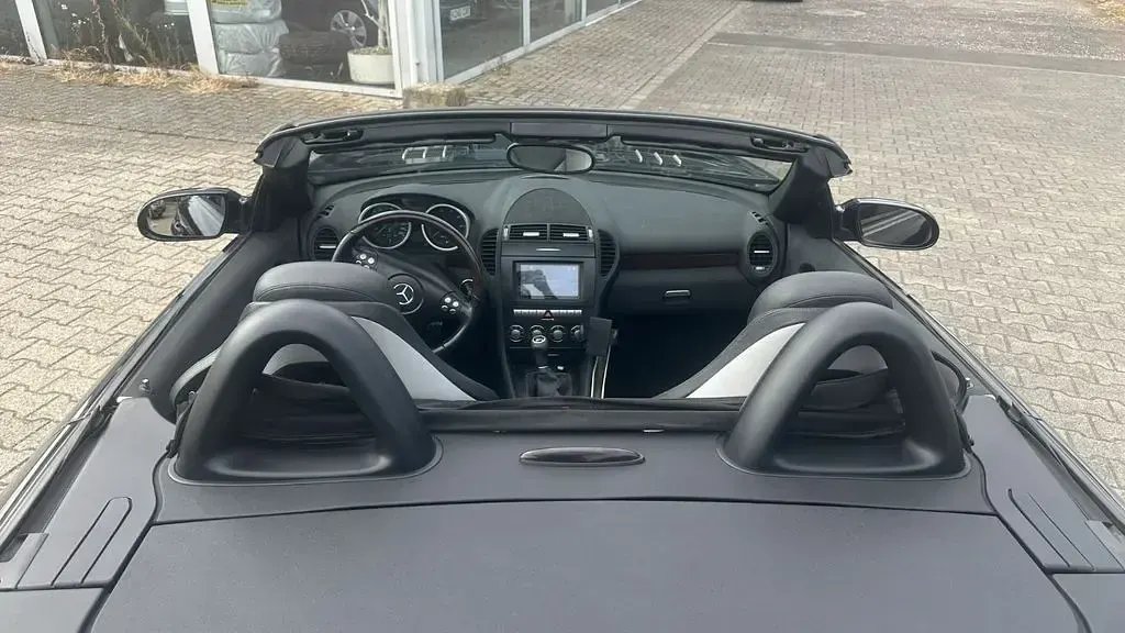 Gebraucht Mercedes SLK200 163 PS (119 kW) 2004 Tansanitblau Cabrio