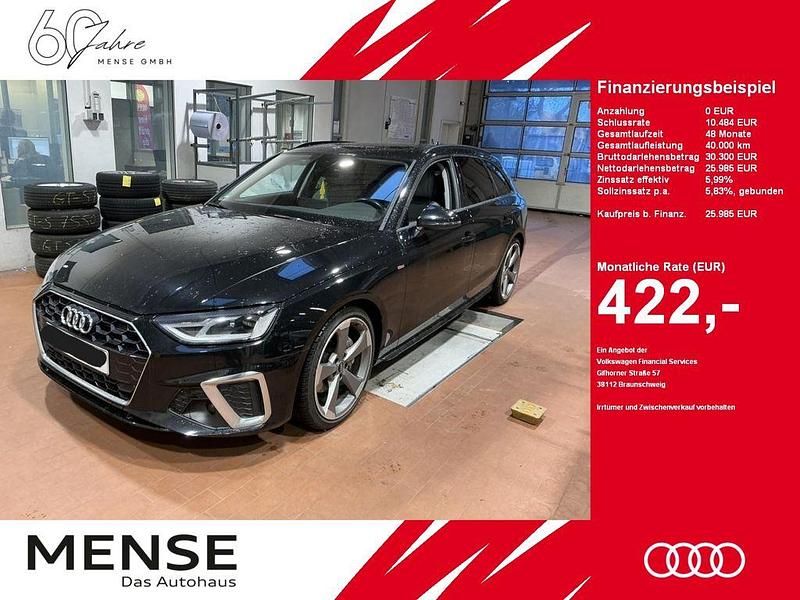 Gebraucht Audi A4 S-Line 204 PS (150 kW) 2022 Mythosschwarz Kombi