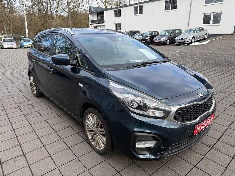 Gebraucht Kia Carens DREAM-TEAM Edition 135 PS (99 kW) 2018 Blau Van / Kleinbus
