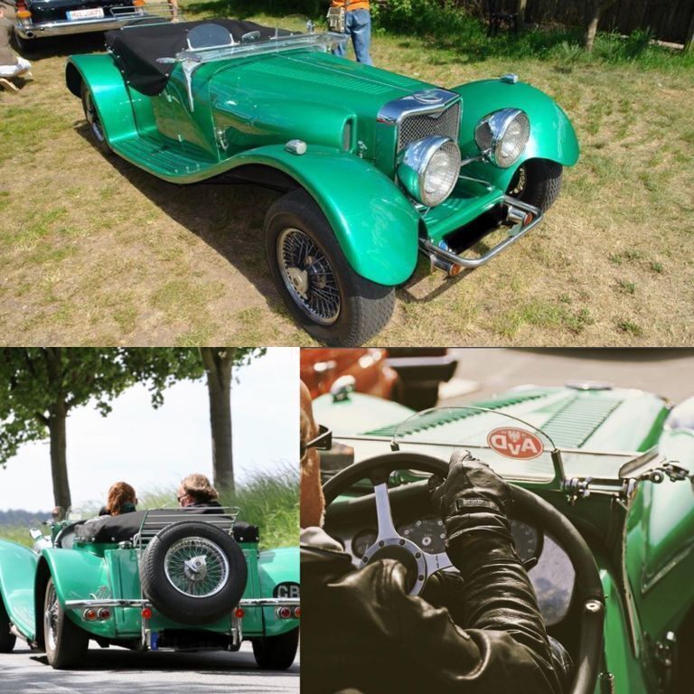 Grün Gebraucht 1974 Panther J72 Cabrio | 29.900 € - Bild 1/4