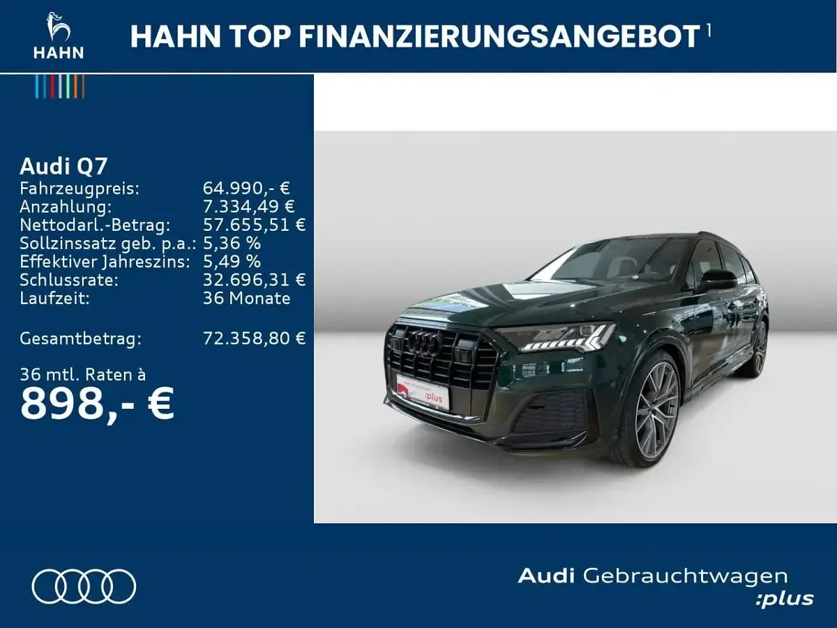 Gebraucht Audi Q7 Competition 286 PS (210 kW) 2023 Individuallackierungen audi exclusive SUV