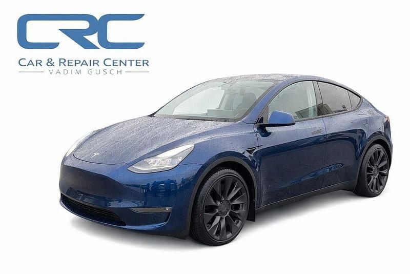 Blau Gebraucht 2024 Tesla Model Y Performance SUV | 47.490 € (Teuer) - Bild 1/3