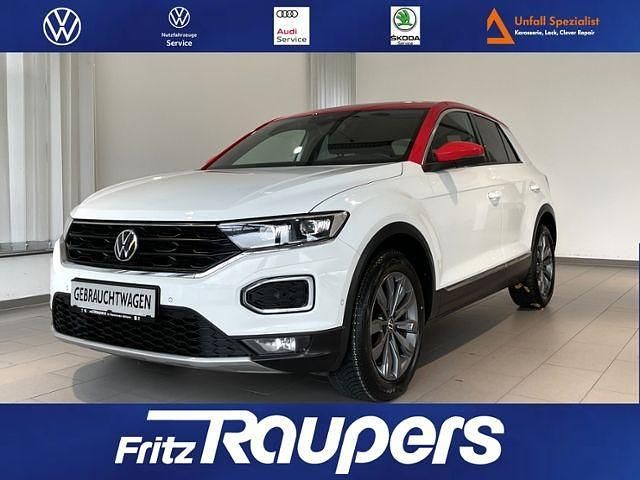 Indiumgrau metallic Gebraucht 2021 VW T-Roc Sportline SUV | 21.790 € (Superpreis) - Bild 1/4