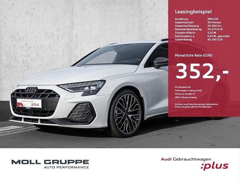 Gebraucht Audi A3 Ambiente 150 PS (110 kW) 2024 Gletscherweiß metallic Limousine