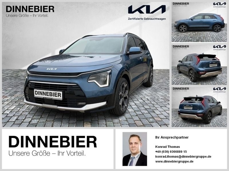 Blau (metallic) Neu 2024 Kia Niro Spirit SUV | 32.380 € (Fairer Preis) - Bild 1/4