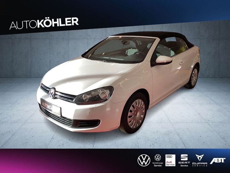 Weiß Gebraucht 2015 VW Golf Cabriolet Cabrio | 9.900 € (Fairer Preis) - Bild 1/4