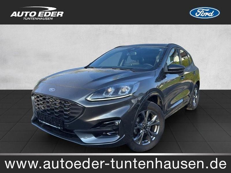 Grau Gebraucht 2022 Ford Kuga ST-Line X SUV | 28.950 € (Teuer) - Bild 1/4