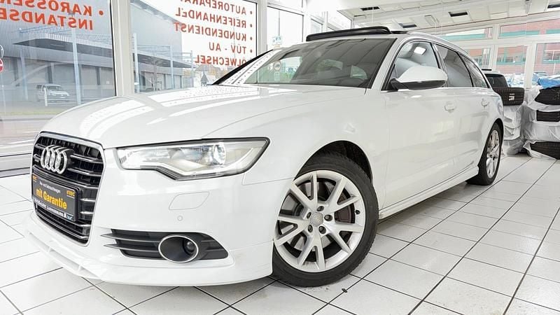 Gletscherweiss metallic Gebraucht 2012 Audi A6 Comfort Kombi | 12.950 € (Guter Preis) - Bild 1/4