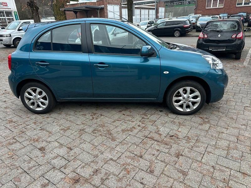 Gebraucht Nissan Micra Acenta 80 PS (58 kW) 2015 Blau Kleinwagen