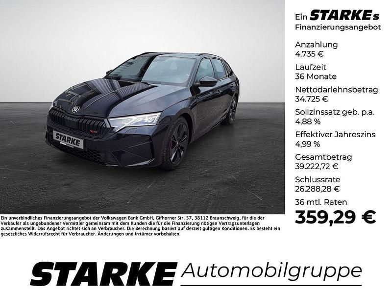 Schwarz Gebraucht 2025 Skoda Octavia RS Kombi | 39.460 € (Guter Preis) - Bild 1/4