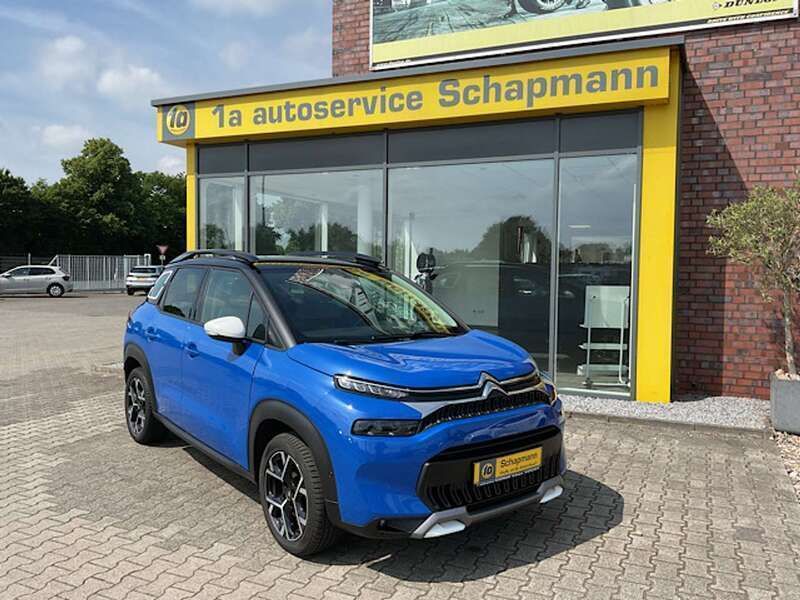 Blau Gebraucht 2022 Citroën C3 Aircross PureTech SUV | 16.990 € (Guter Preis) - Bild 1/4