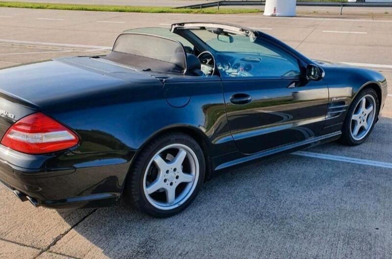 Schwarz Gebraucht 2002 Mercedes SL500 Cabrio | 13.500 € (Guter Preis) - Bild 1/4