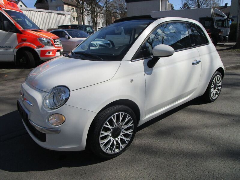 Weiß Gebraucht 2012 Fiat 500 Lounge Cabrio | 6.390 € (Guter Preis) - Bild 1/4