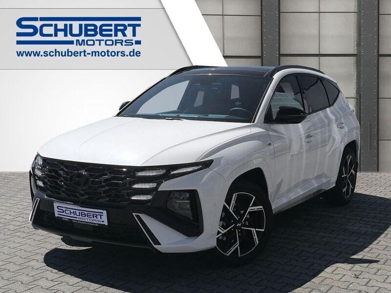Serenity white / mic Gebraucht 2025 Hyundai Tucson N Line SUV | 35.900 € (Fairer Preis) - Bild 1/4