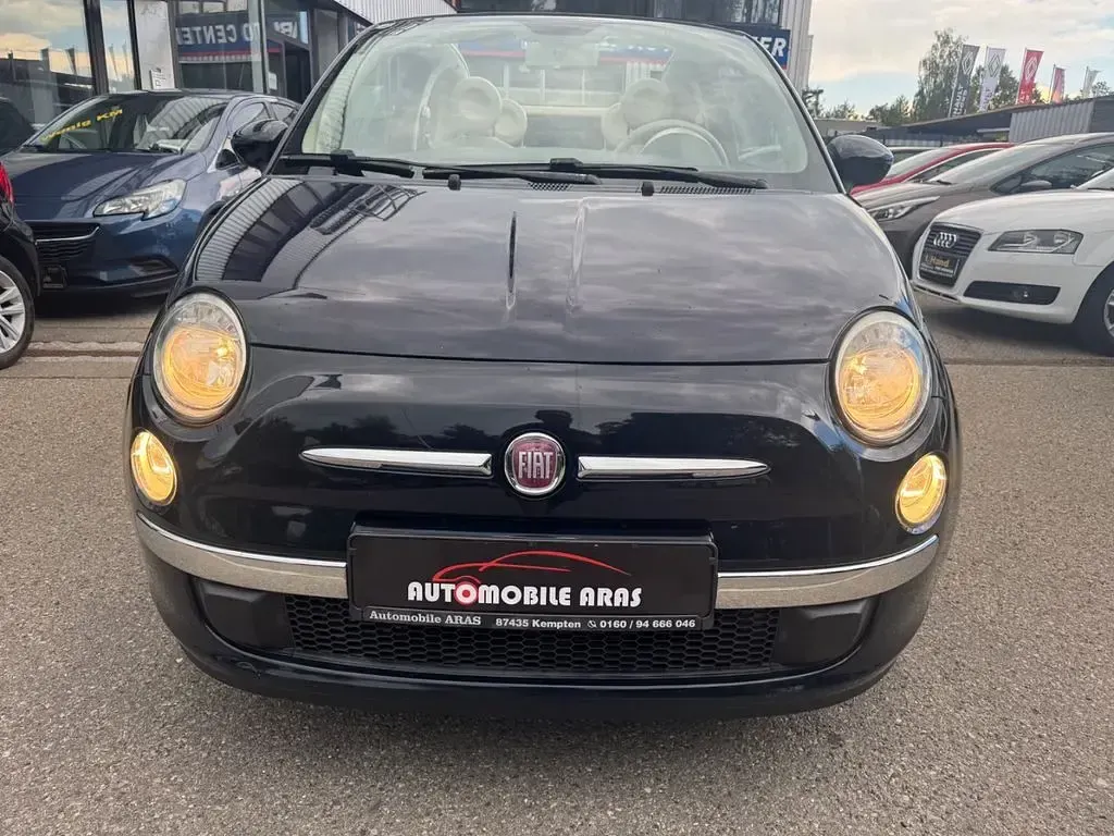Gebraucht Fiat 500 Lounge 86 PS (63 kW) 2011 Blau Cabrio