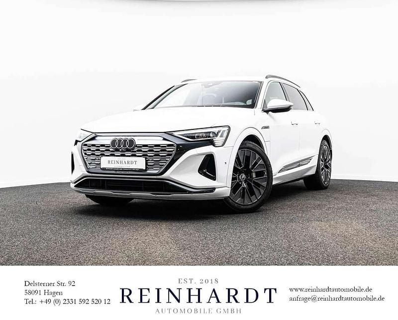 Gebraucht Audi Q8 e-tron S-Line 250 kW (340 PS) 2024 Gletscherweiß metallic SUV