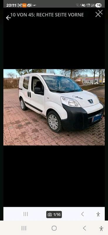 Weiß Gebraucht 2014 Peugeot Bipper Van | 6.250 € (Fairer Preis) - Bild 1/4