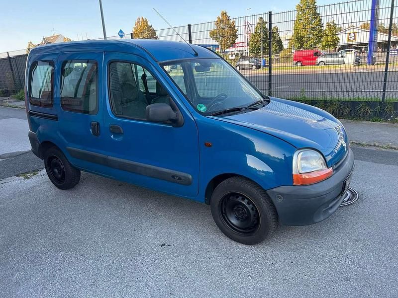 Gebraucht Renault Kangoo Authentique 58 PS (42 kW) 2003 Blau marine Van / Kleinbus