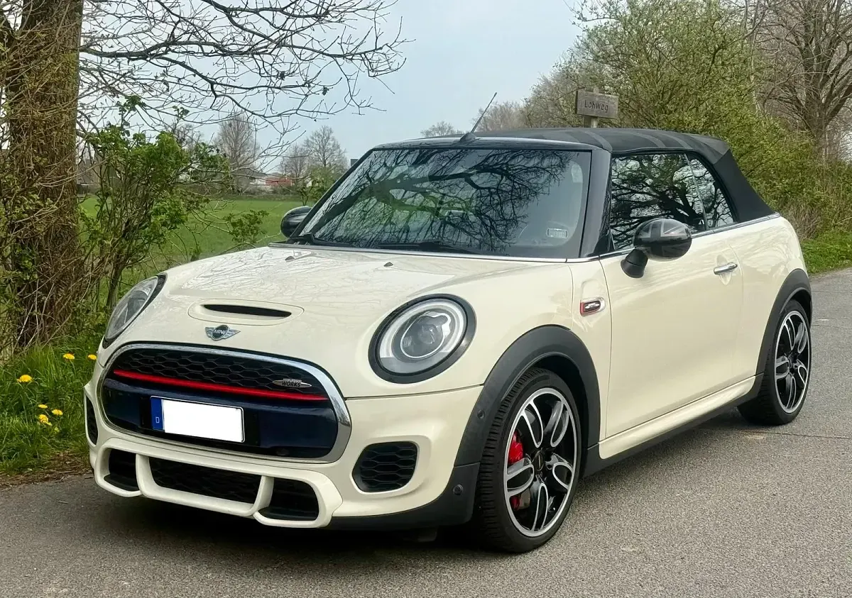 Brugt Mini John Cooper Works Cabriolet 231 HK (169 kW) 2017 Hvid Cabriolet