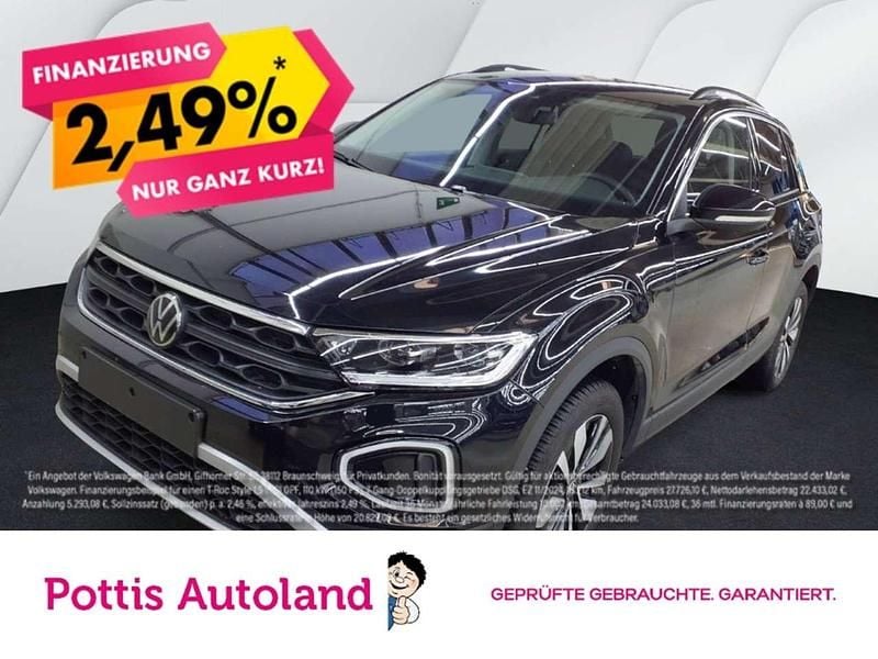 Schwarz Gebraucht 2025 VW T-Roc Goal SUV | 30.777 € (Superpreis) - Bild 1/3