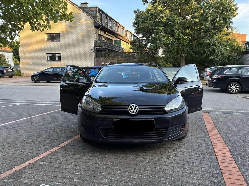 Schwarz Gebraucht 2010 VW Golf VI Comfortline Kombi | 5.500 € (Teuer) - Bild 1/4
