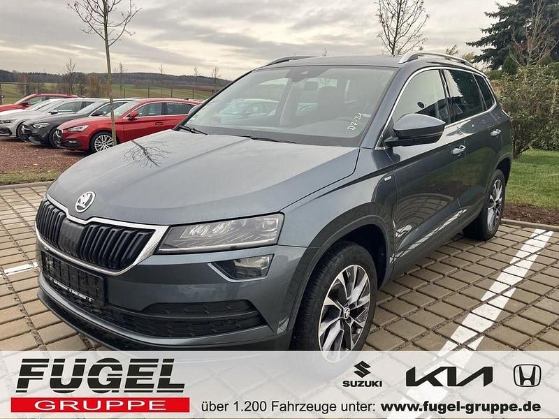 Quarzgrau metallic Gebraucht 2020 Skoda Karoq Drive SUV | 18.999 € (Guter Preis) - Bild 1/4