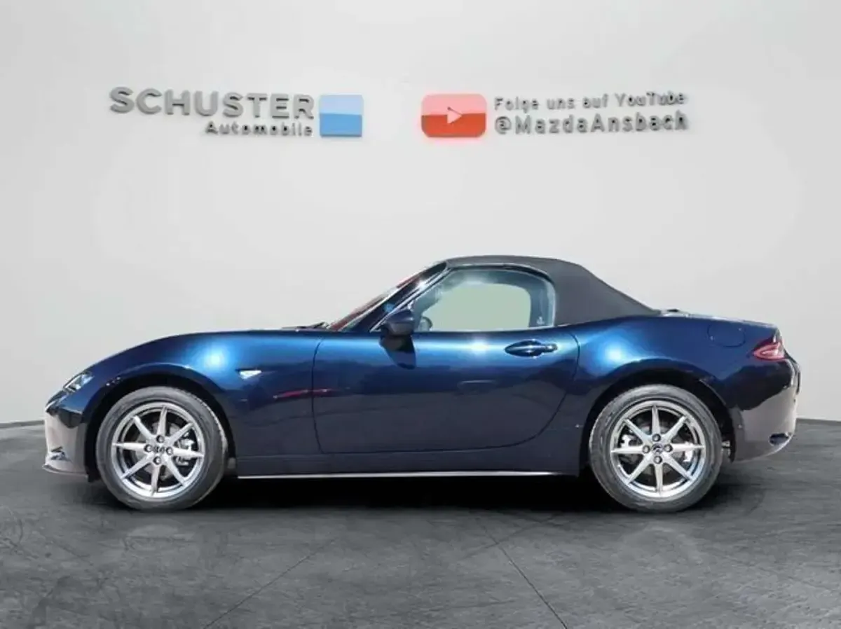 Neu Mazda MX5 Exclusive-Line 132 PS (97 kW) 2026 Blau Cabrio