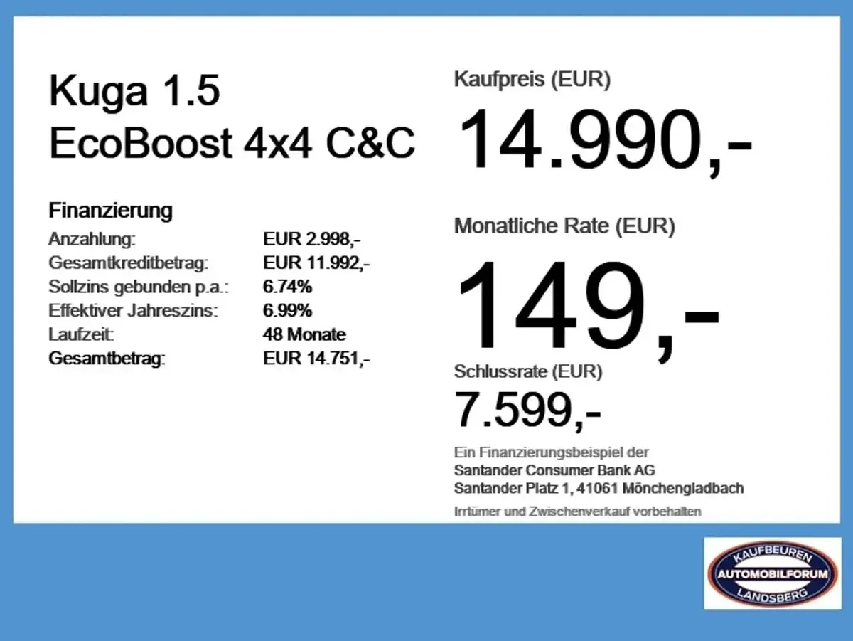 Usado Ford Kuga 175 HP (128 kW) 2018 Cinzento SUV