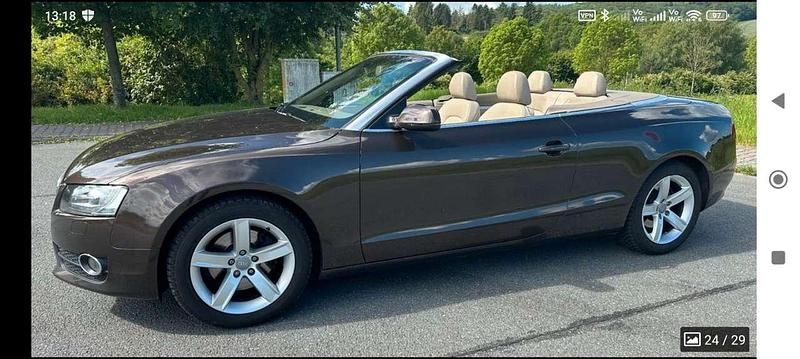 Braun Gebraucht 2011 Audi A5 Cabriolet Comfort Cabrio | 10.800 € (Fairer Preis) - Bild 1/4