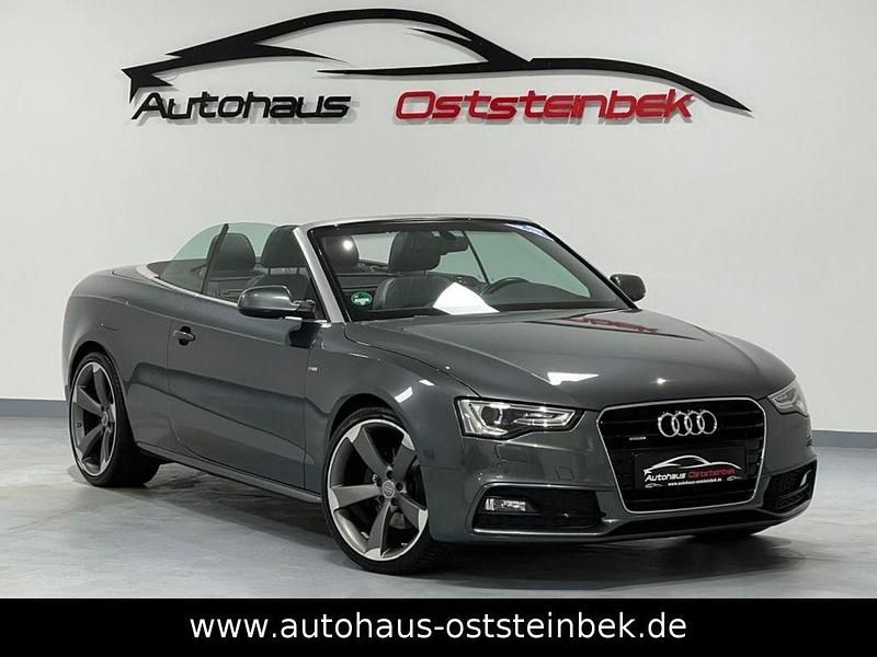 Grau Gebraucht 2014 Audi A5 Cabriolet S-Line Cabrio | 17.990 € (Fairer Preis) - Bild 1/4