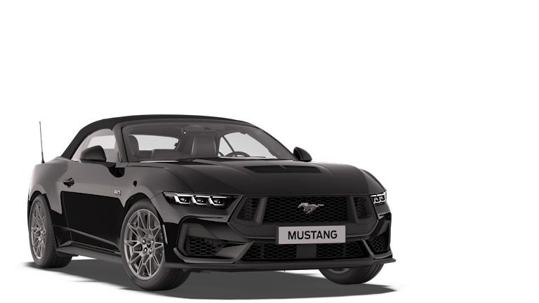 Absolute black metallic Neu 2024 Ford Mustang GT | 70.600 € (Teuer) - Bild 1/1