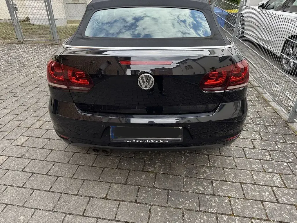 Brugt VW Golf Cabriolet Highline 122 HK (89 kW) 2012 Sort Cabriolet