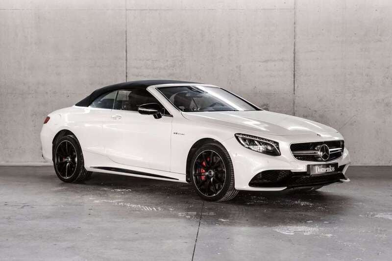 Weiß Gebraucht 2017 Mercedes S63 AMG AMG Cabrio | 90.390 € (Guter Preis) - Bild 1/4