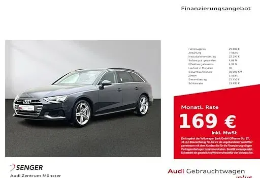 Second-hand Audi A4 Advanced 204 CP (150 kW) 2023 Gri Break