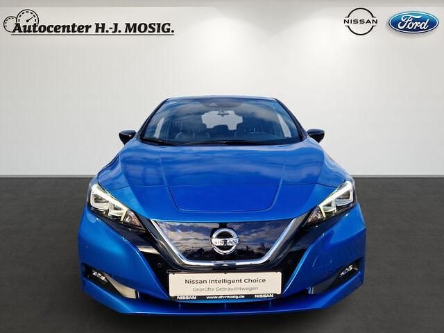 Gebraucht Nissan Leaf Tekna 160 kW (218 PS) 2021 Blau schwarz Kleinwagen